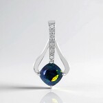 Ciondolo in argento con Opale Mezezo