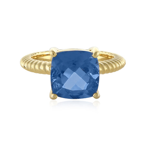 Bague en argent et Fluorite à couleur changeante