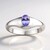 Anello in argento con Tanzanite (Pallanova)