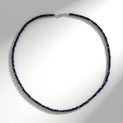 Collana in argento con Zaffiro Blu