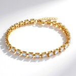 Bracciale in argento con Topazio Bianco