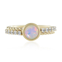 Anello in oro con Opale di Welo AAA (de Melo)