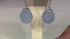 Zilveren oorbellen met Aqua Chalcedonen (MONOSONO COLLECTION)