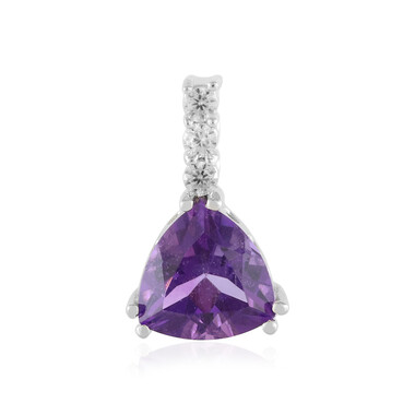 Uruguay-Amethyst-Silberanhänger