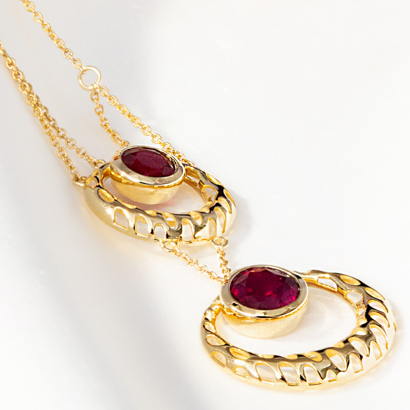 Madagaskar-Rubin-Goldcollier (Ornaments by de Melo)