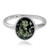 Anillo en plata con Ámbar báltico (dagen)