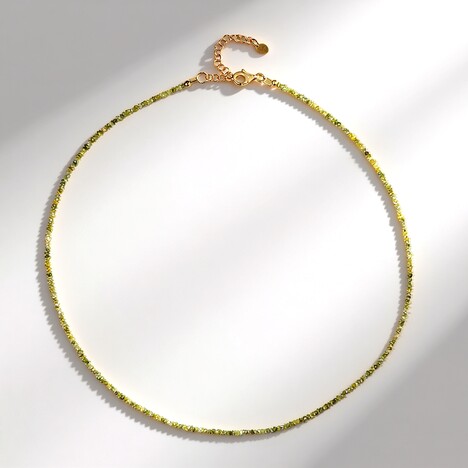 Collana in argento con Diamante Giallo
