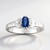 Anello in argento con Cianite del Nepal