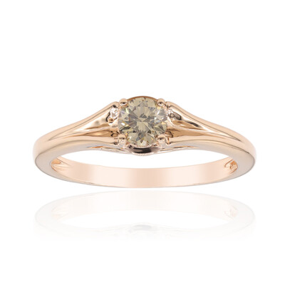 Anello in oro con Diamante Rose de France VS1 di Argyle (Annette)