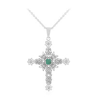 Collana in argento con Smeraldo
