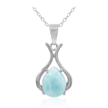 Collana in argento con Larimar