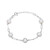 White Freshwater Pearl Silver Bracelet