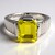 Anello in argento con Quarzo Limone