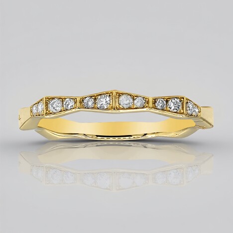 Anello in oro con Diamante I1 (H) (CIRARI)