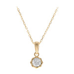 SI1 (H) Brillant-Goldhalskette (CIRARI)