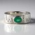 Anello in argento con Smeraldo Russo