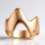 Anello in argento con Diamante Argyle Rose de France I1 (Annette)