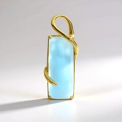 Ciondolo in argento con Larimar