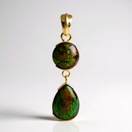 Pendentif en argent et Ammolite