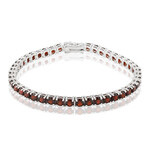 Granat-Silberarmband