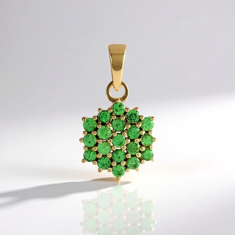 Pendentif en argent et Tsavorite de Lemshuku