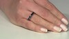 Anillo en oro con Zafiro azul Ceylon (CIRARI)