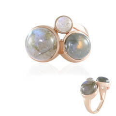 Green Maniry Labradorite Silver Ring (KM by Juwelo)