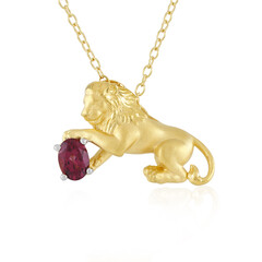Rhodolite Silver Necklace