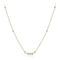 9K IF (G) Diamond Gold Necklace (de Melo Gold)