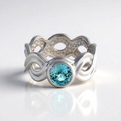 Anello in argento con Zircone Ratanakiri
