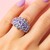 Anello in argento con Tanzanite