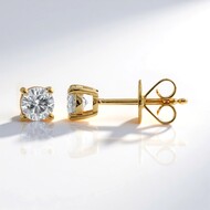 Boucles d'oreilles en or et Diamant SI2 (H) (CIRARI)