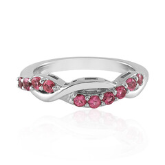 Bague en argent et Rubellite