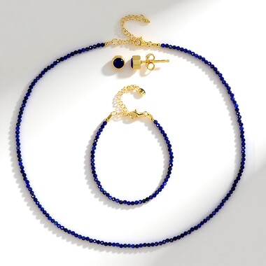 Parure in argento con Lapislazzuli