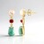 Orecchini in argento con Amazzonite