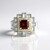 Anello in argento con Granato d’India (Dallas Prince Designs)