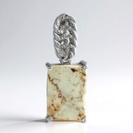 Ciondolo in argento con Magnesite