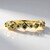 Anello in argento con Diamante Blu I3