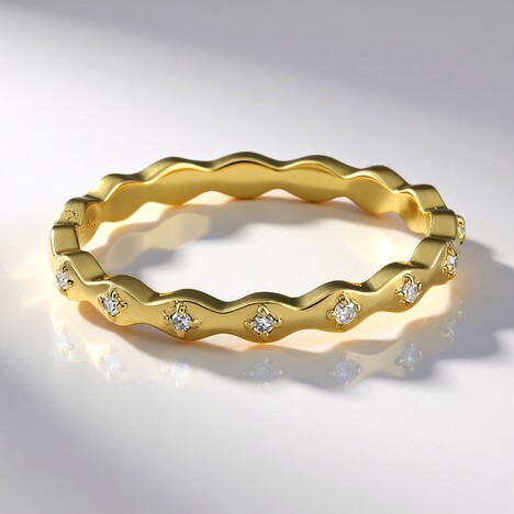 Anello in argento con Diamante I2 (I)