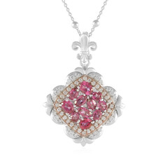 Collar en plata con Topacio rosa (Dallas Prince Designs)