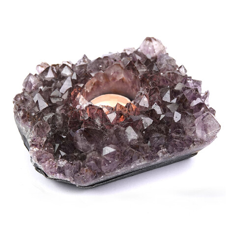 Amethyst-Teelichthalter (Lapis Vitalis)