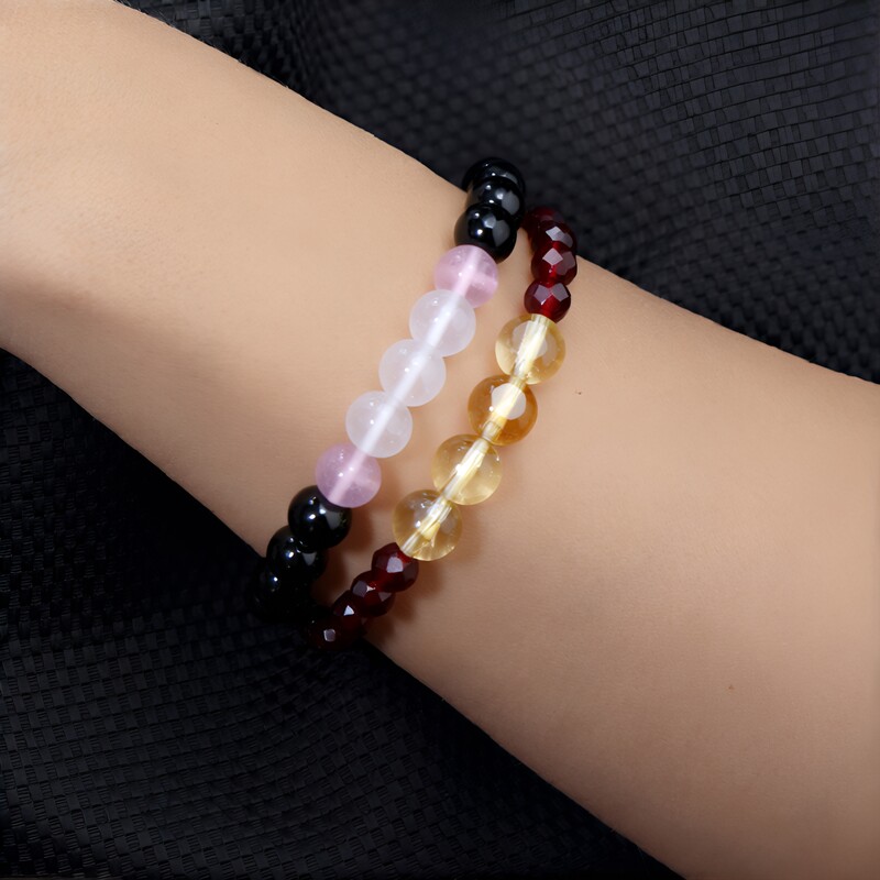 Brazalete con Turmalina negra