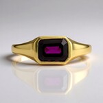 Bague en or et Grenat Rhodolite (CIRARI)