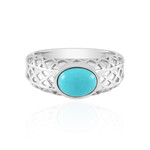 Anello in argento con Turchese Sleeping Beauty (Ornaments by de Melo)