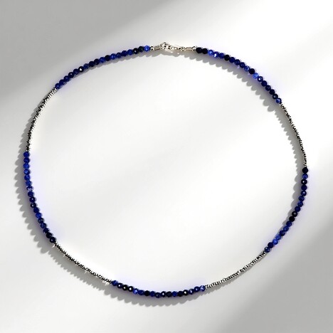 Collana in argento con Sodalite