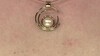 Colgante en plata con Perla durazno Freshwater (TPC)