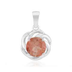 Colgante en plata con Piedra del sol de Oregón