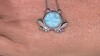 Colgante en plata con Larimar