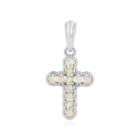 Welo-Opal-Silberanhänger