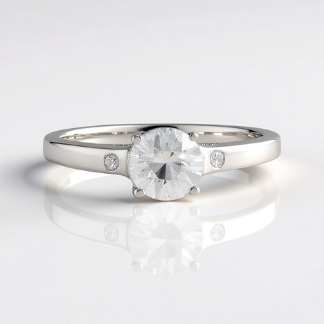 Anello in argento con Zircone (Adela Silber)